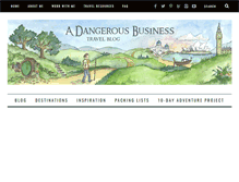 Tablet Screenshot of dangerous-business.com
